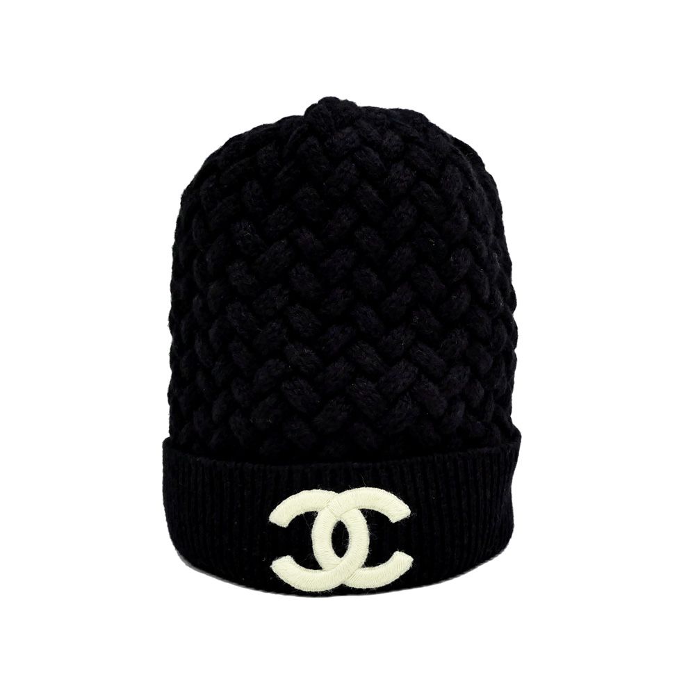 CHANEL シャネル　ニット帽　ココマーク　ブラック　カシミヤ 楽天市場】CHANEL シャネル ニット帽 AA9257 B13357 レディース
