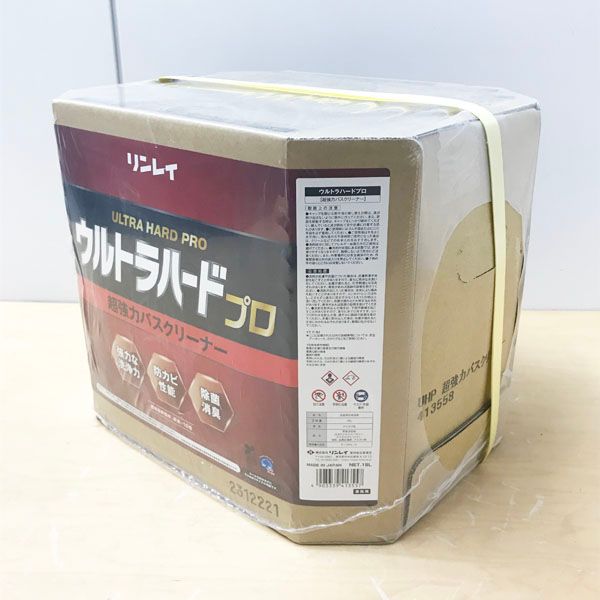 リンレイ ウルトラハードプロ超強力バスクリーナー 18L バス用洗剤 超強力 除菌 消臭 ウイルス除去 泡立ち 防カビ ●105326