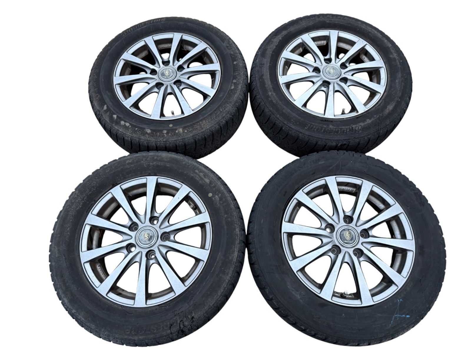 MANARAY SPORT 195|65R15 15×6J 5×100 IS 60 アルミホイール 社外品4本セット