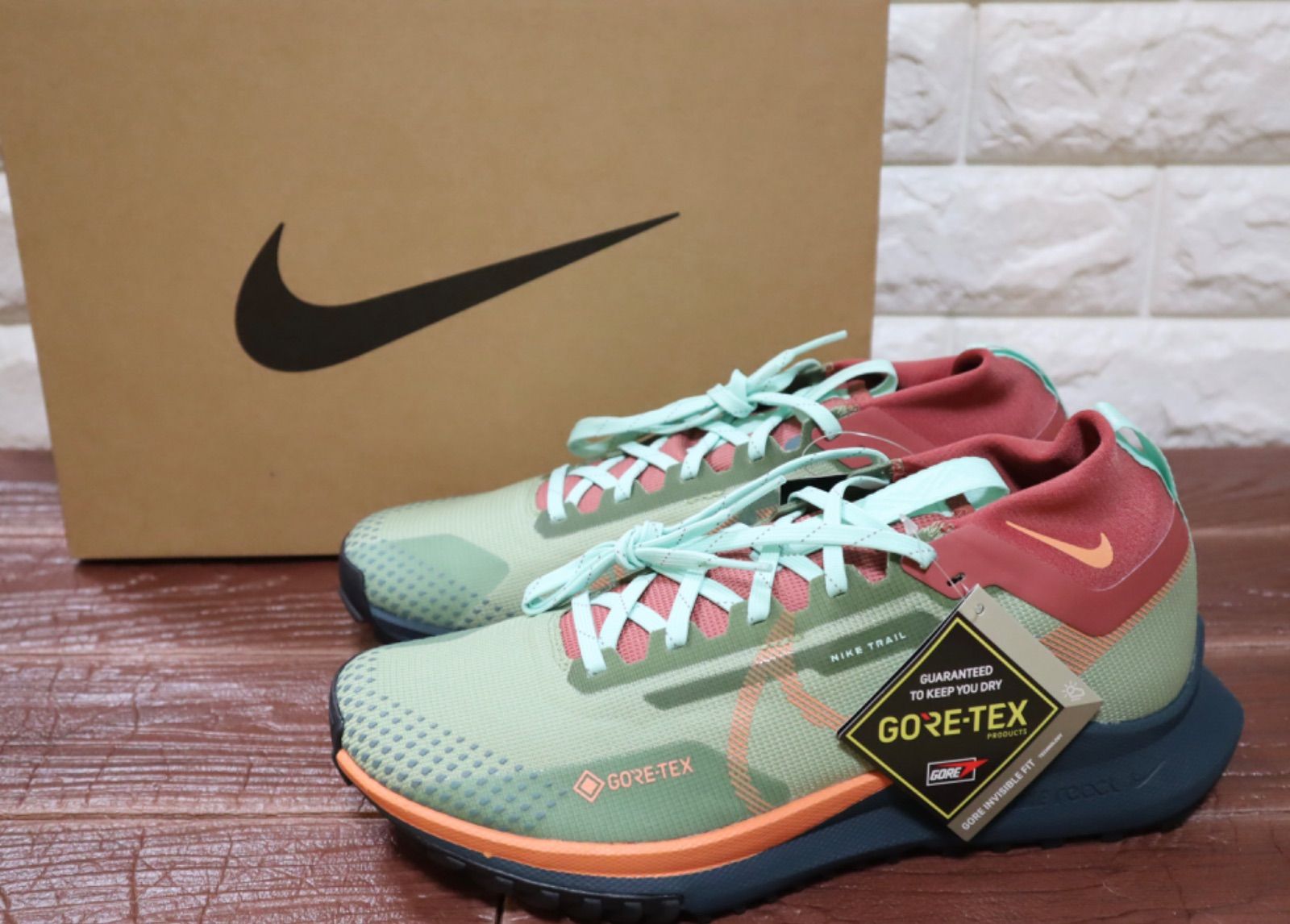 新品 NIKE ナイキ REACT PEGASUS TRAIL 4 GORE-TEX リアクト ペガサス トレイル 4 ゴアテックストレイルランニングメンズ