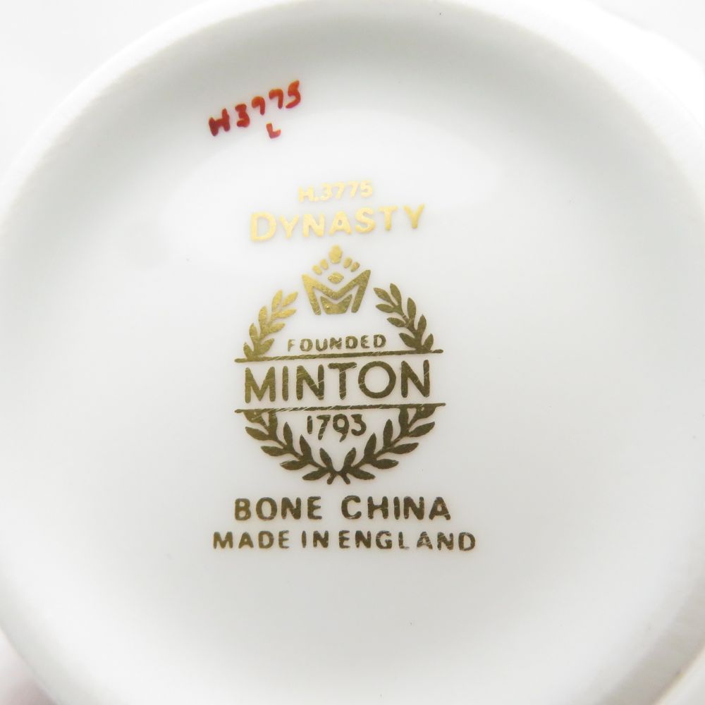 #ミントン MINTON ダイナスティ ティーカップ＆ソーサーP-3 ミントンMINTON ティーカップ ソーサー - メルカリ
