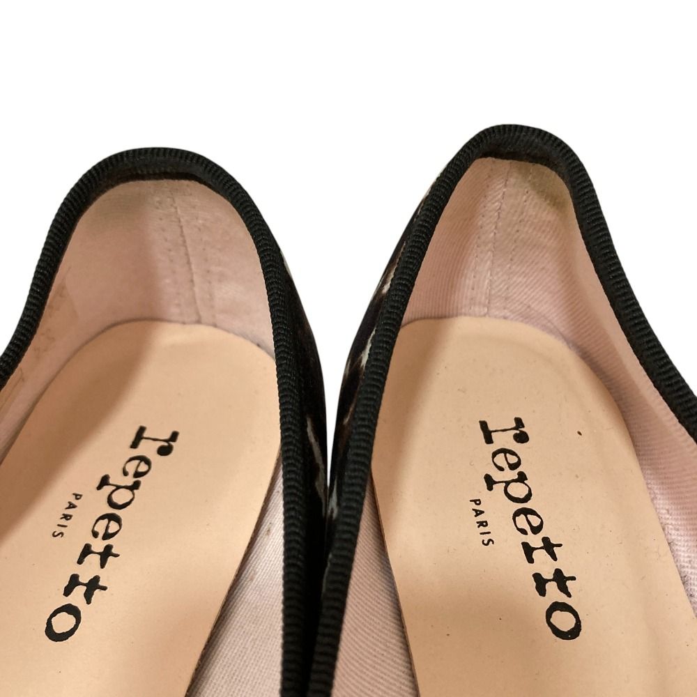良品 repetto レペット ブリジット ポインテッドトゥ 38 ブラック 良品 repetto レペット ブリジット ポインテッドトゥ 38