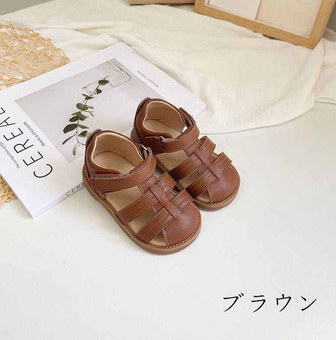 グルカサンダル キッズ 子供シューズ　ストサンダル おしゃれ 編み込みサンダル キッズ 歩きやすい 子供サンダル つま先 サンダル ジュニア キッズ 女の子 痛くないHZQ907