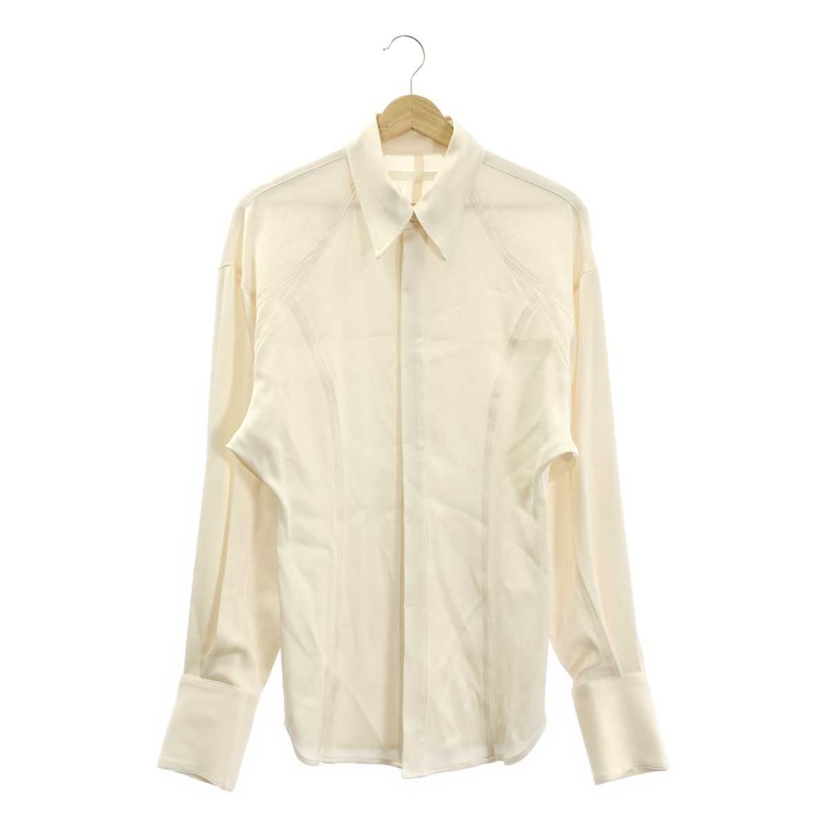 KANAKO SAKAI サテン調 シャツ 美品】 KANAKO SAKAI / カナコサカイ | SATIN SHIRT サテン オーバー