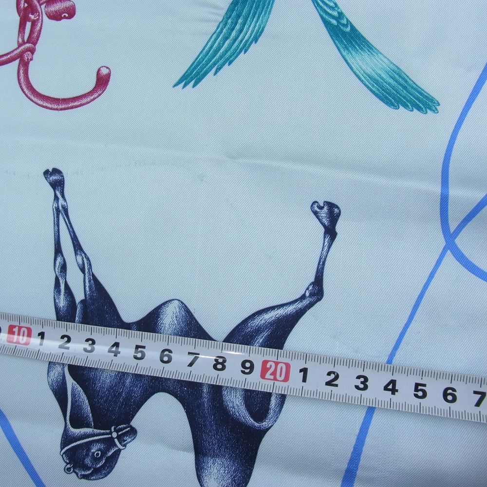 HERMES エルメス スカーフ カレ90 シルクスカーフ Faune Lettree