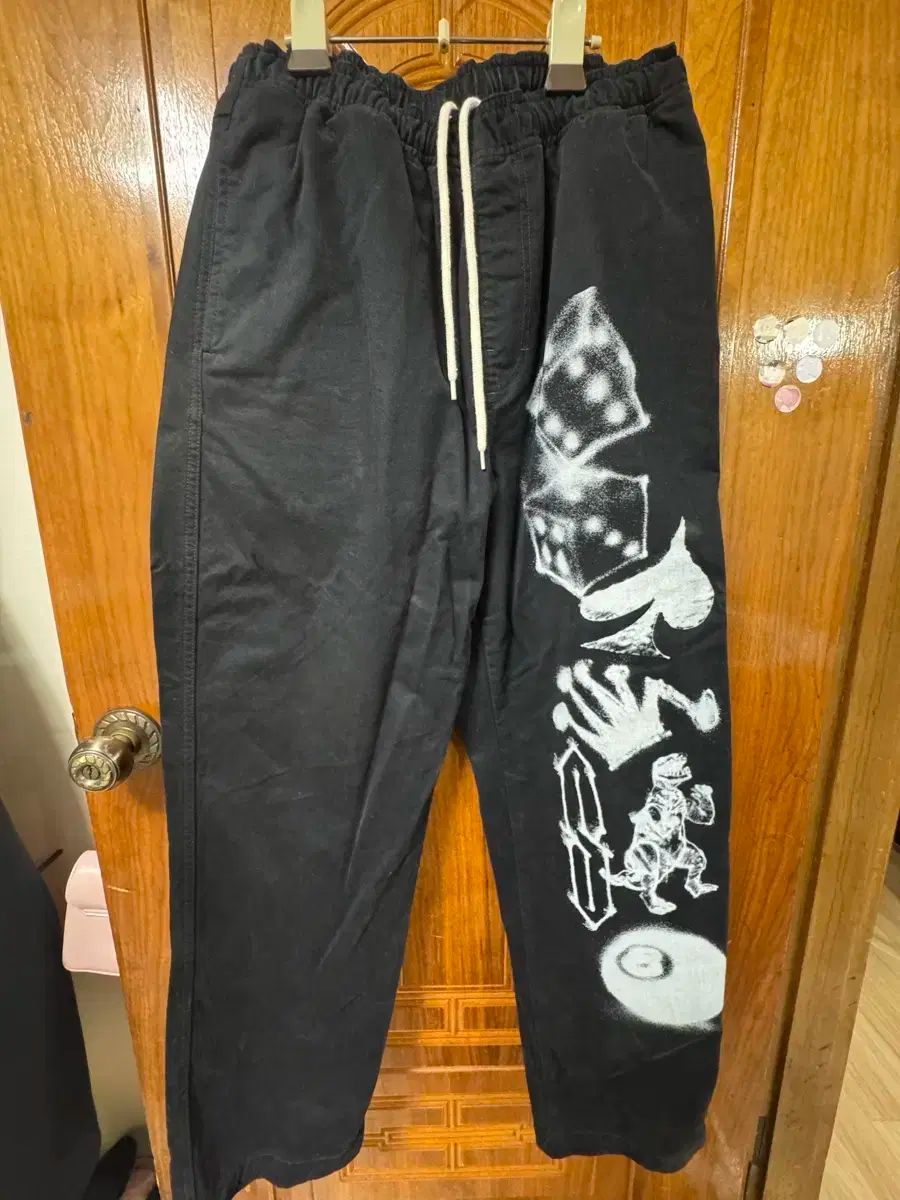 STU ノマ アイコン ビーチ パンツ ウォッシュド ブラック m