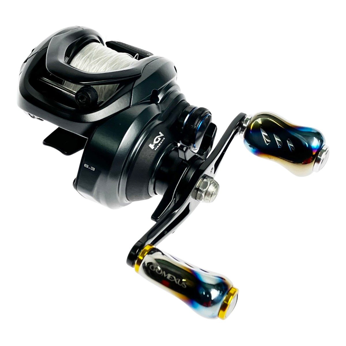 ▽▽SHIMANO シマノ ベイトリール SLX BFS L ハンドルノブカスタム 043696