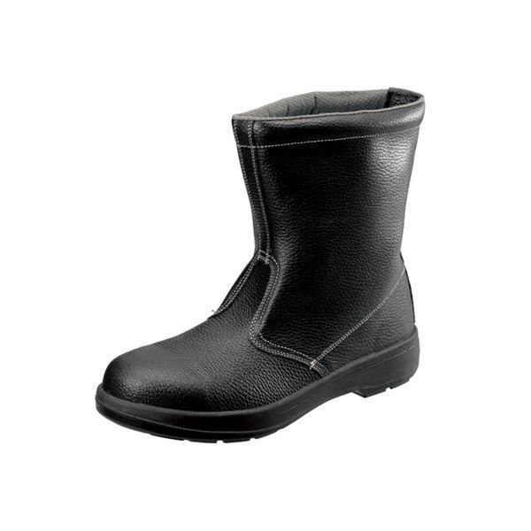 【新品・7営業日以内発送】【即納在庫品】シモン AW44BK-26.0 ２層ウレタン底安全半長靴 ２６．０ｃｍ ブラック AW44260 ブラック Simon【沖縄離島販売】