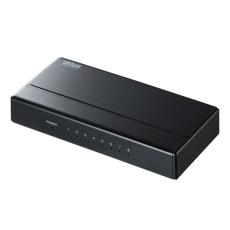 サンワサプライ ギガビット対応 スイッチングハブ 8ポート マグネット