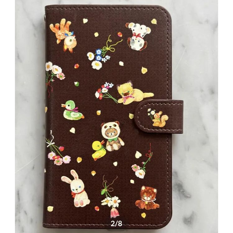 franche lippee - 【新品】yukiemon ユキエモン テキスタイル スマホ手帳 セレクト franche lippee - 【新品】yukiemon ユキエモン テキスタイル