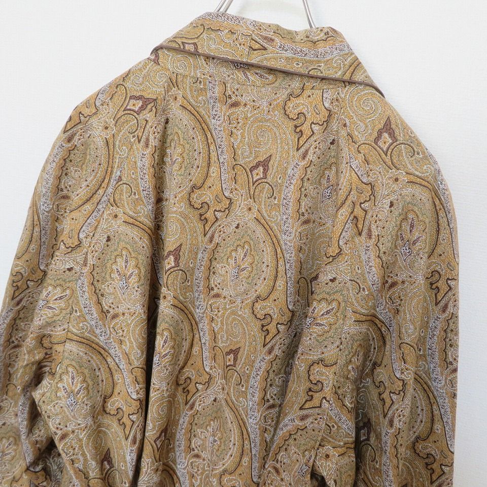 ETRO ルームウエア ☆エトロ ETRO ペイズリー柄 ガウンコート ルームウェア a916951ss