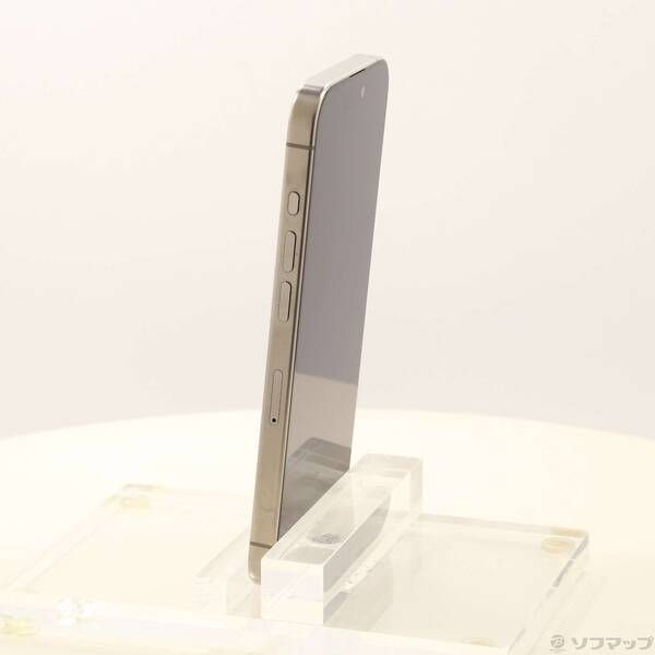 〔中古品〕 iPhone15 Pro 128GB ナチュラルチタニウム MTU93J／A SIMフリー【295】