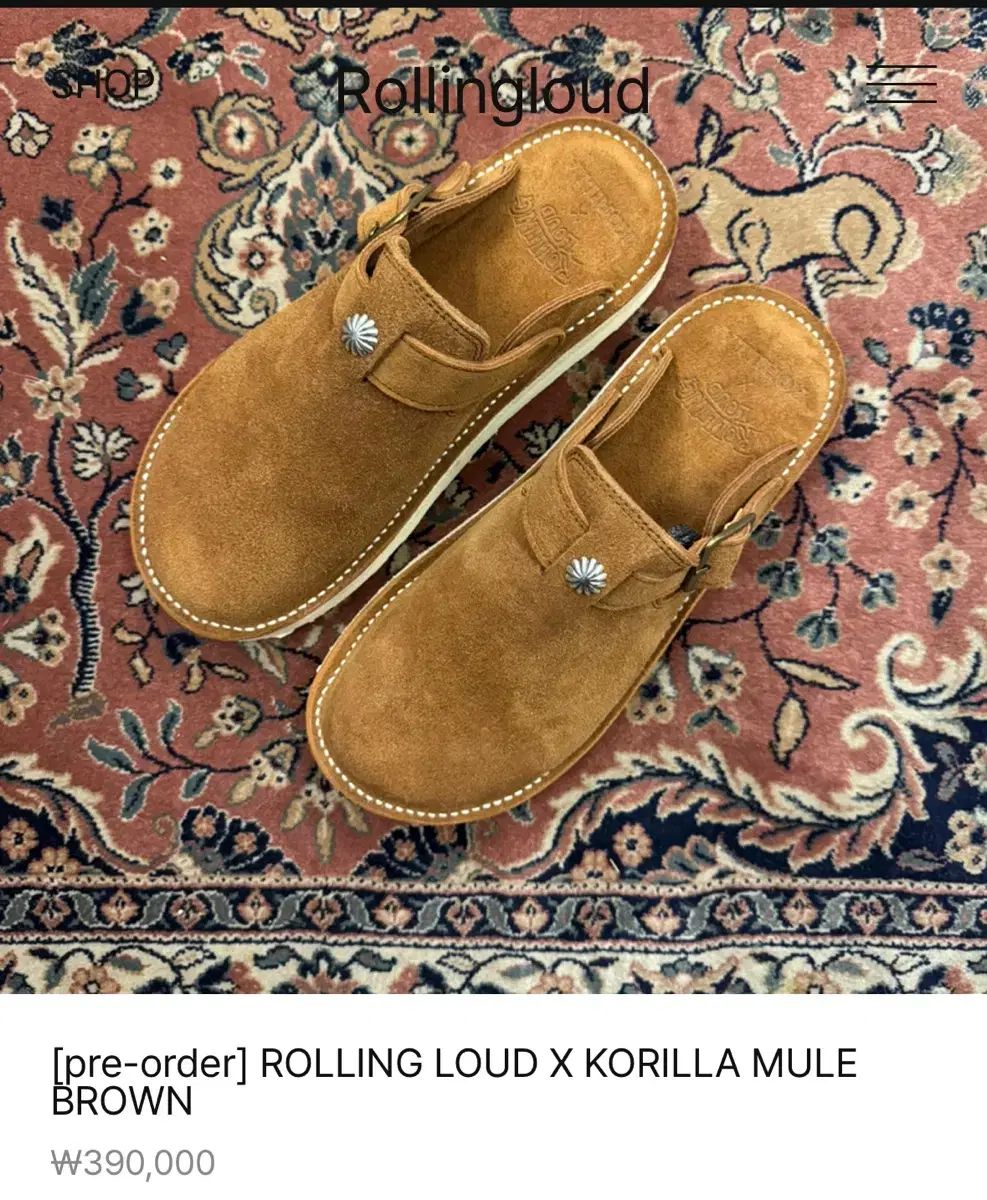 コリルラブーツxエッセンスルーム ローリングラウド ミュール 270