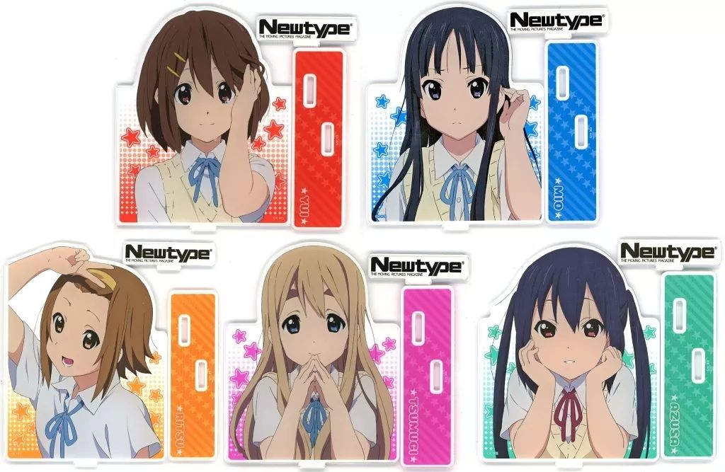 けいおん Newtype オンラインくじ くじ引き堂 アクリルスタンド アニメ化15周年記念！「けいおん！シリーズ×Newtype」オンライン