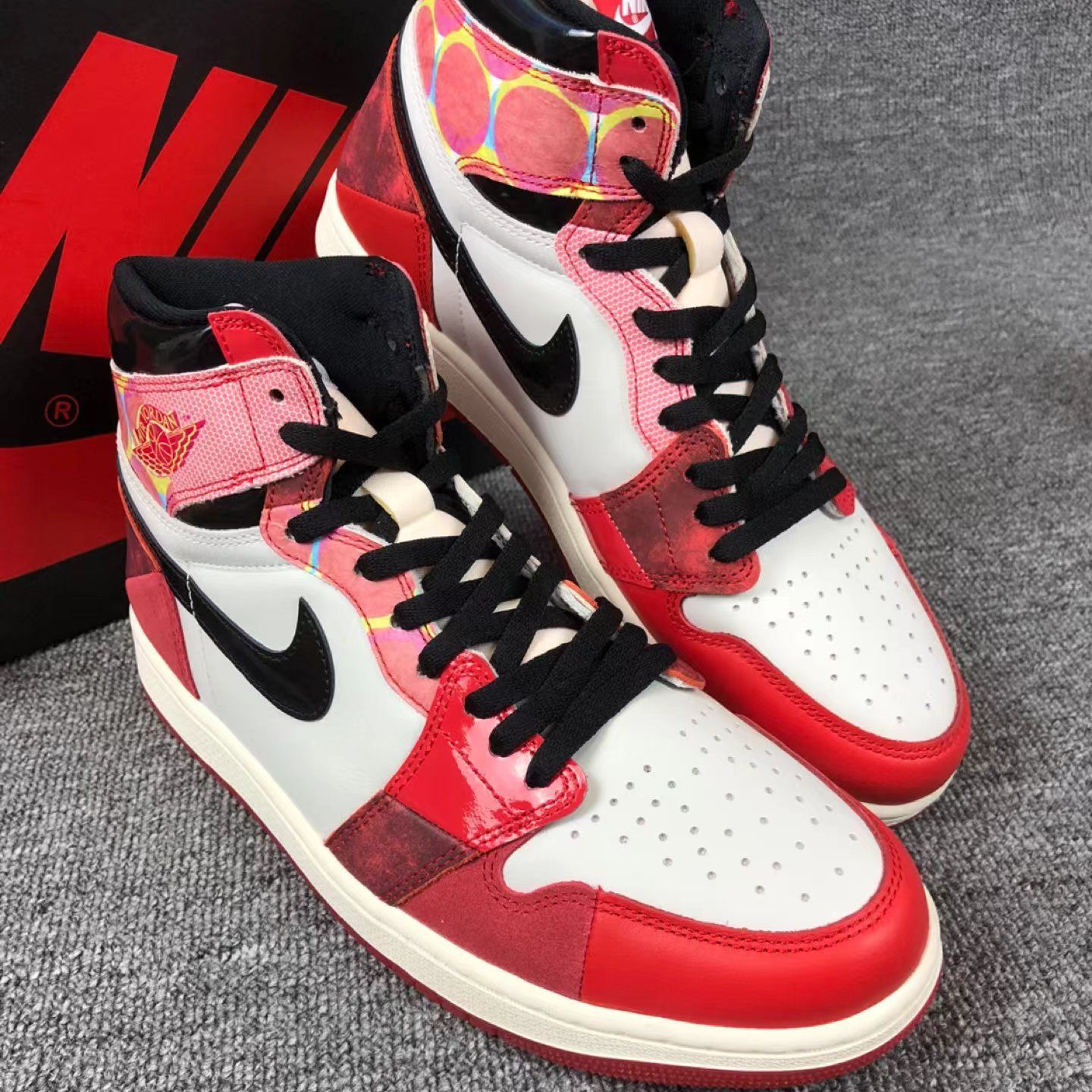 NIKE AIR JORDAN 1 RETRO HIGH OG SP DV1748-601 ナイキ エアジョーダン 1 レトロ ハイ オリジナル  ユニバーシティーレッド/ブラック - メルカリ