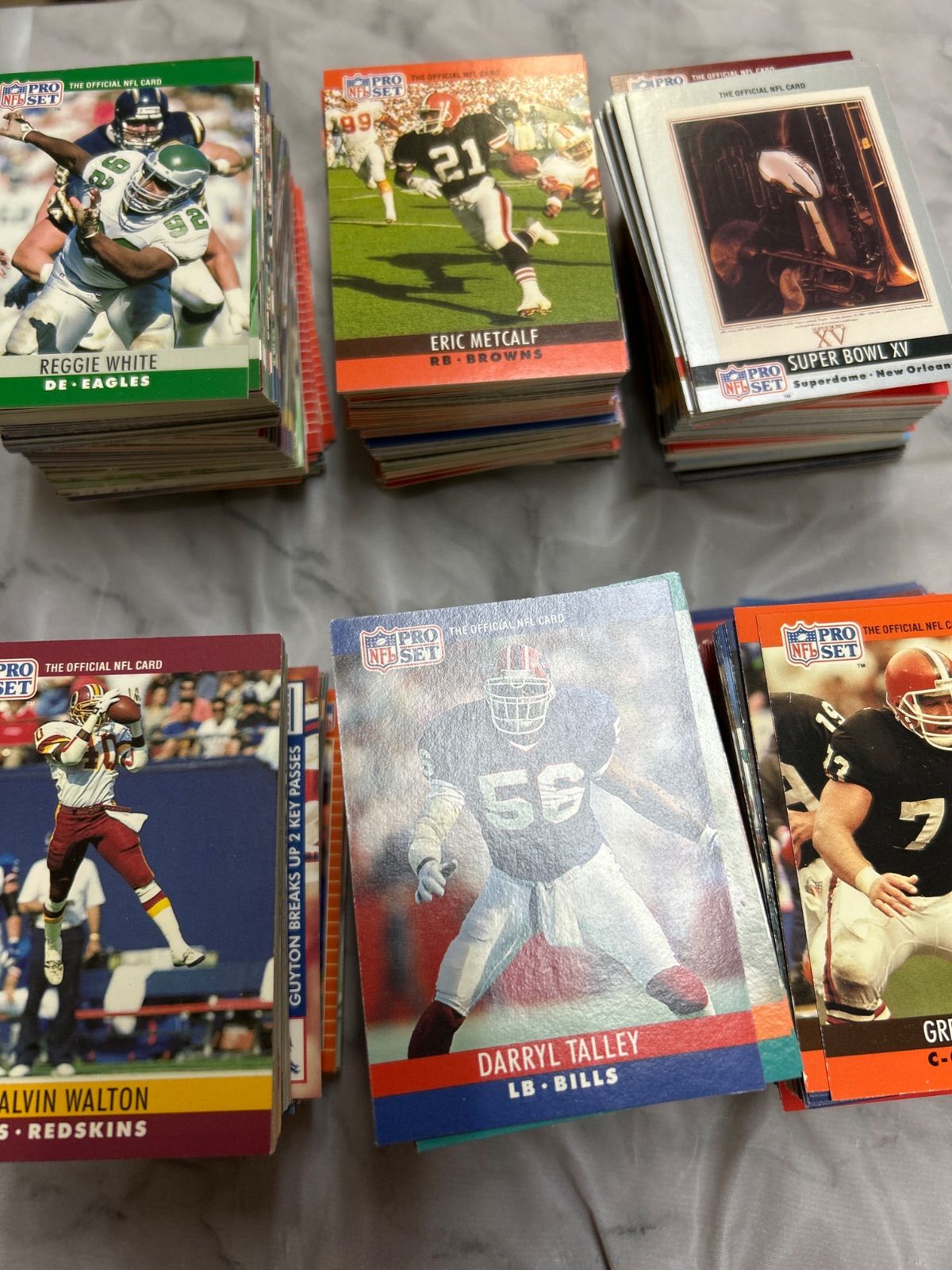 NFL 1989|1990 Pro Set 1000カード以上