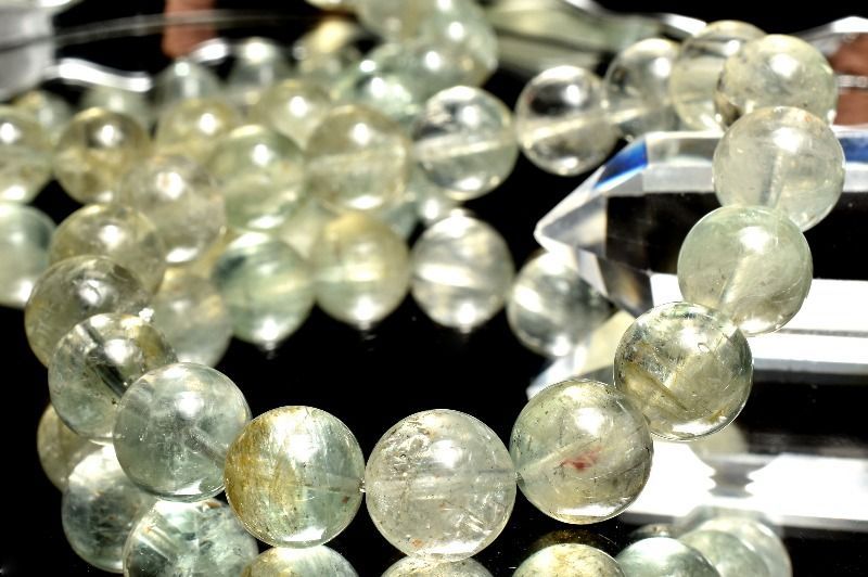 高品質アルーシャ産 フェルドスパー(オリゴクレース)　11mm　ブレスレット 1個売り パワーストーン 天然石 _BG5673-11