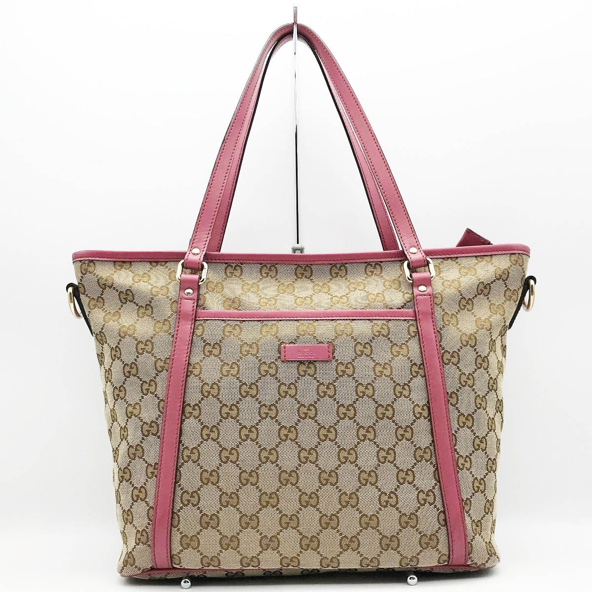 Gucci GGパターン トートバッグ ベージュ/ピンク Gucci GGパターン トートバッグ ベージュ/ピンク