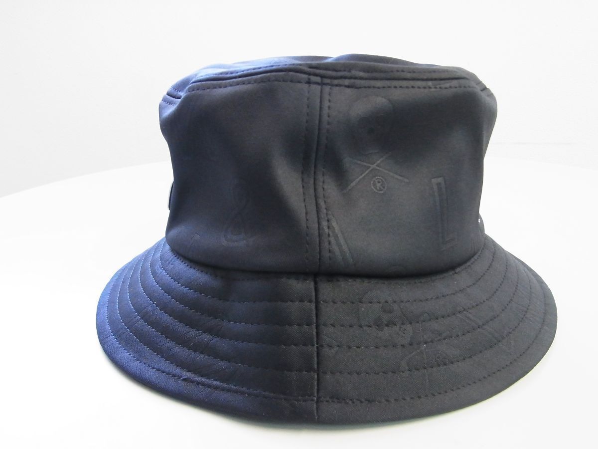 韓国限定モデル☆MARK&LONA マーク&ロナ☆ラバーロゴバケットハット☆M