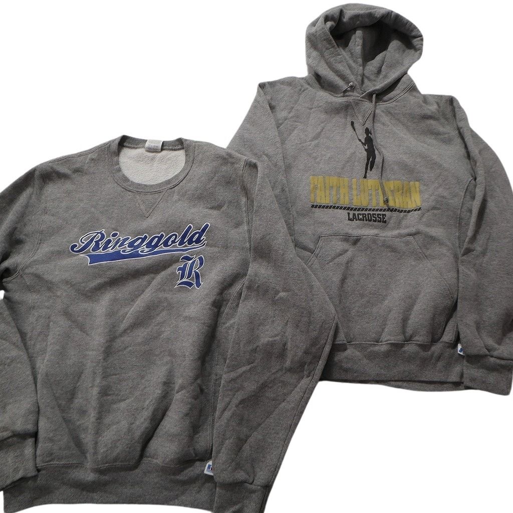 MICHIGAN フード付きスウェットパーカー グレー パーカー MICHIGAN フード付きスウェットパーカー グレー パーカー