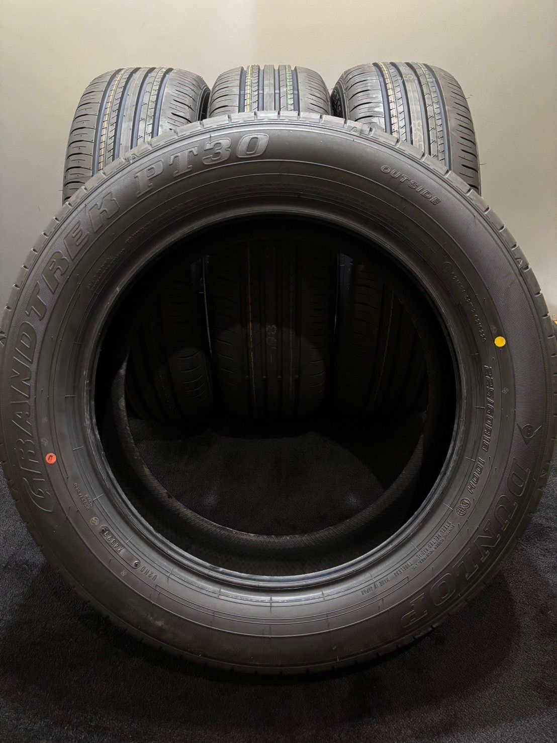 ☆新車外し品 225/60R18 DUNLOP/GRANDTREK PT30 23年製 夏タイヤ