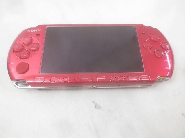 中古品 ゲーム PSP 本体 PSP3000 ラディアントレッド 動作品 4GB