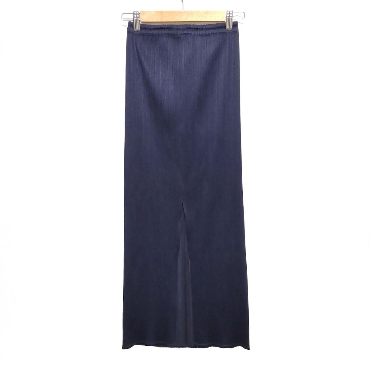 PLEATS PLEASE プリーツプリーズ ロングスカート サイズ2 M レディース - ネイビー プリーツ