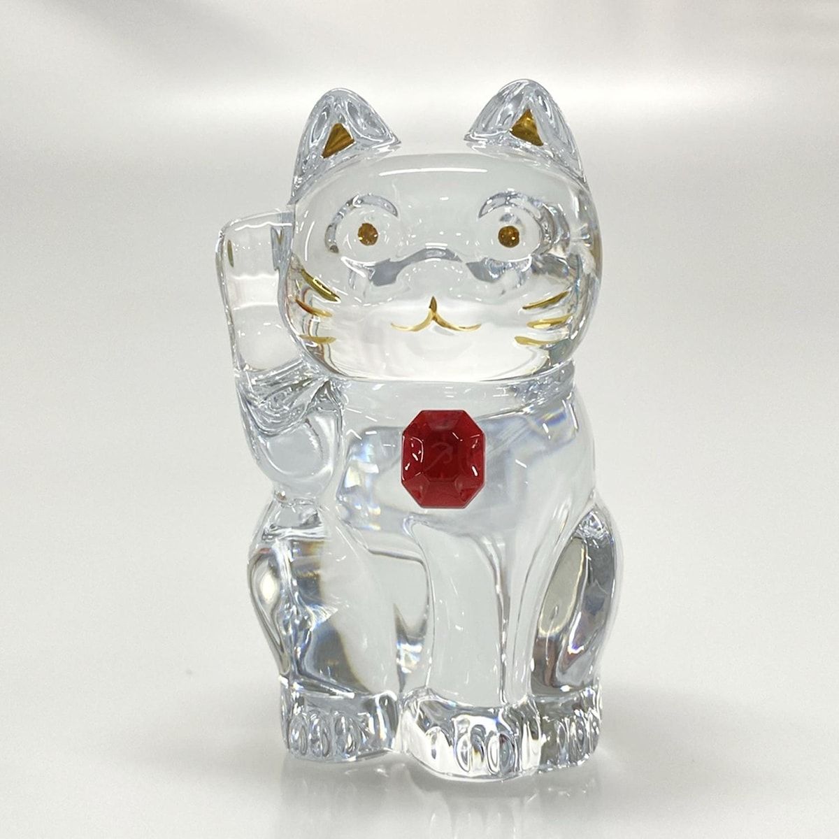 Baccarat バカラ 招き猫 ゴールド ゆっちさま専用 バカラ招き猫