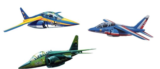 アルファジェット 50周年記念（3機セット） プラッツ「航空自衛隊F