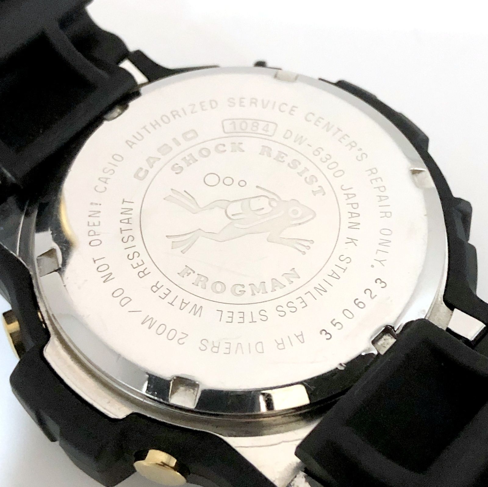 G-SHOCK ジーショック DW-6300-1C FROGMAN 公式レストア品 初代