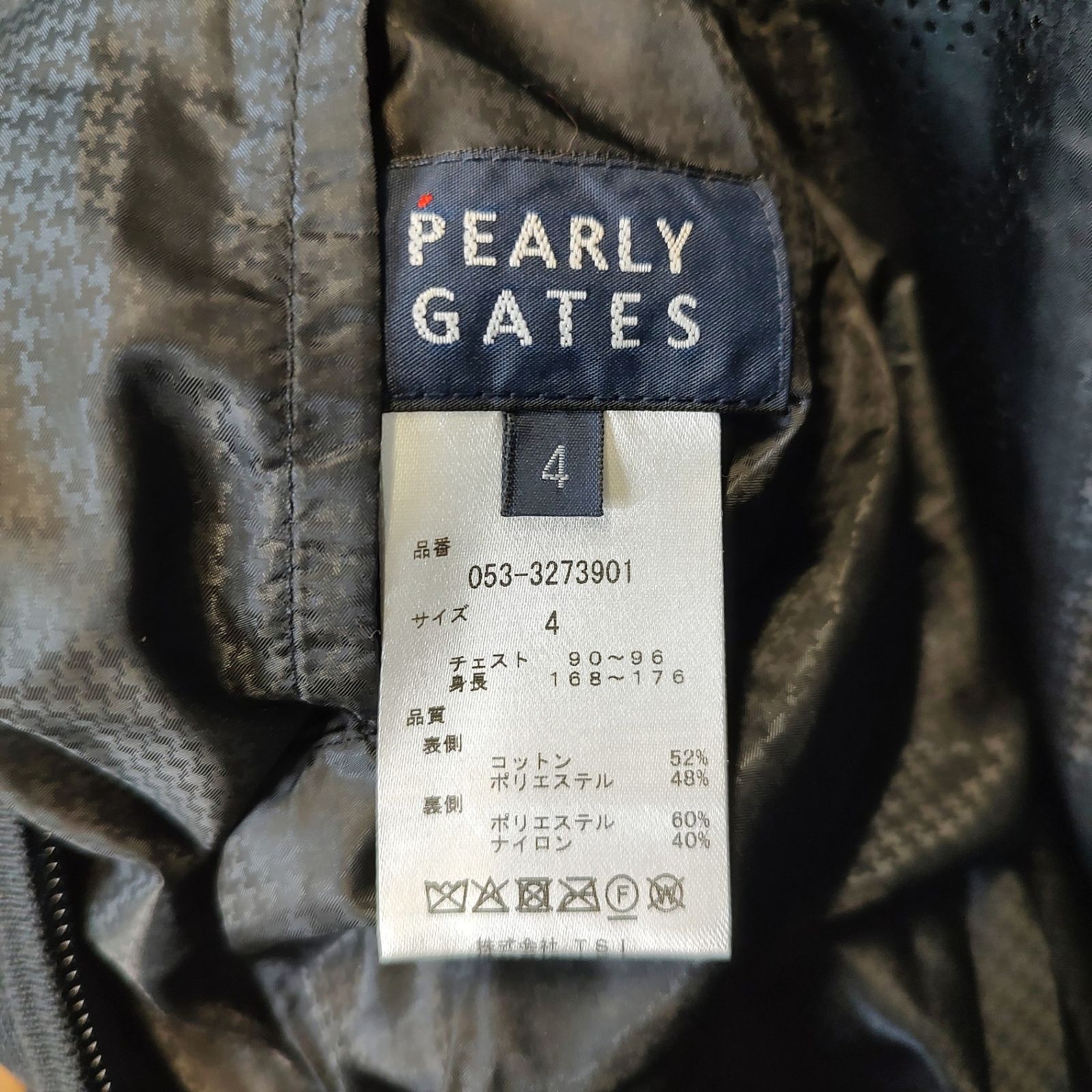 パーリーゲイツ　ジップアップニット　4 PEARLY GATES パーリーゲイツ ゴルフ ジップアップ ニット