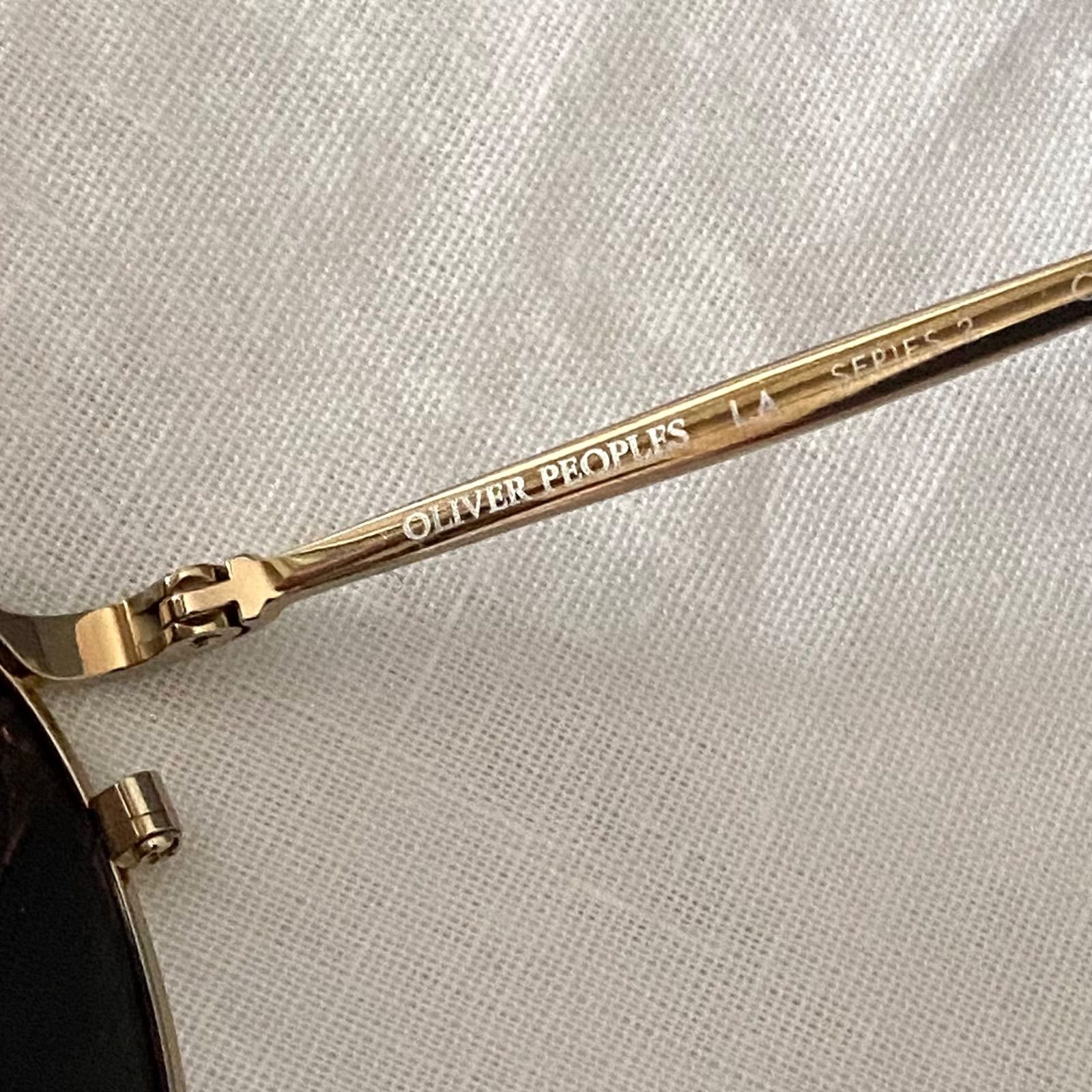 未使用 オリバーピープルズ チタニウム サングラス 日本製 G.PONTI-4 OLIVER PEOPLES オリバーピープルズ サングラス ov1311st 5035v9