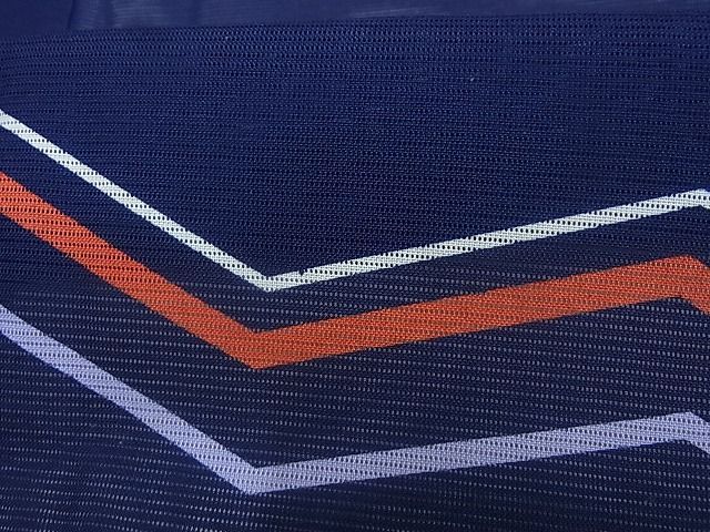 平和屋着物＊夏物 小紋 紗 絣文 洗える着物 AAAZ4736jd