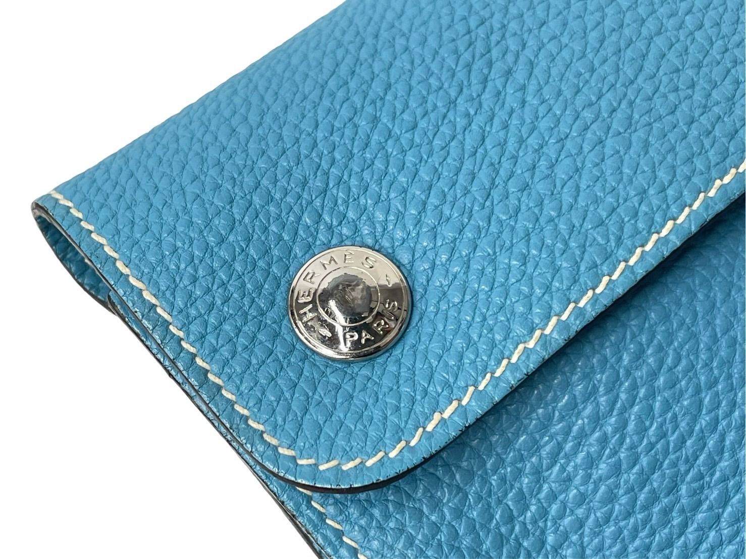 未使用　B刻印　エルメス　べアンミニ　折り財布　ヴォーエプソン　cs4 HERMES（エルメス） 二つ折り財布 BEARN MINI ベアンミニ H039796CC