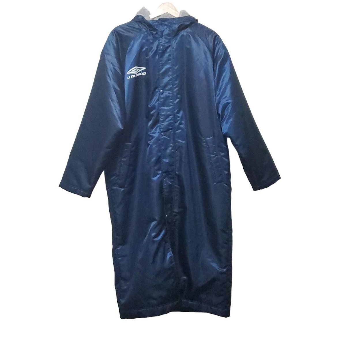 UMBRO アンブロ コート サイズM-L メンズ - ダークネイビー 長袖|ロング丈|中綿|冬