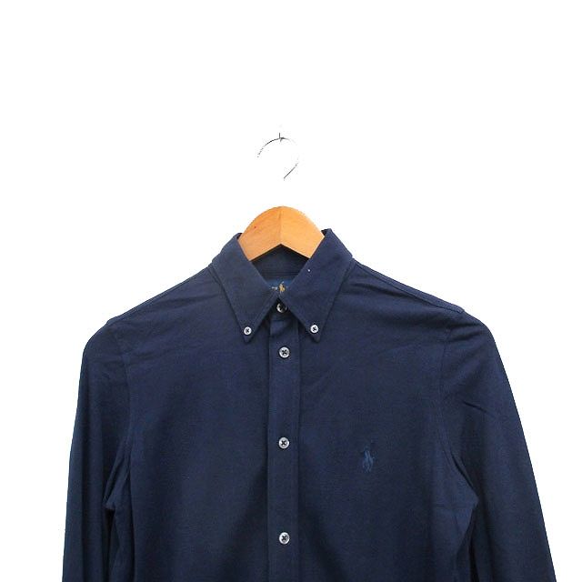 【美品】Ralph Lauren ネイビー長袖シャツ ラルフローレン シャツ メンズ POLO RALPH LAUREN Tシャツ 長袖