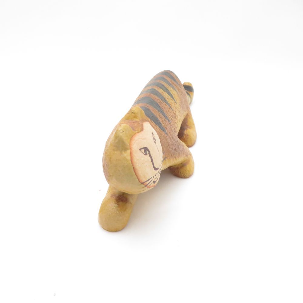 美品 Lisa Larson リサラーソン Tiger タイガー トラ オブジェ