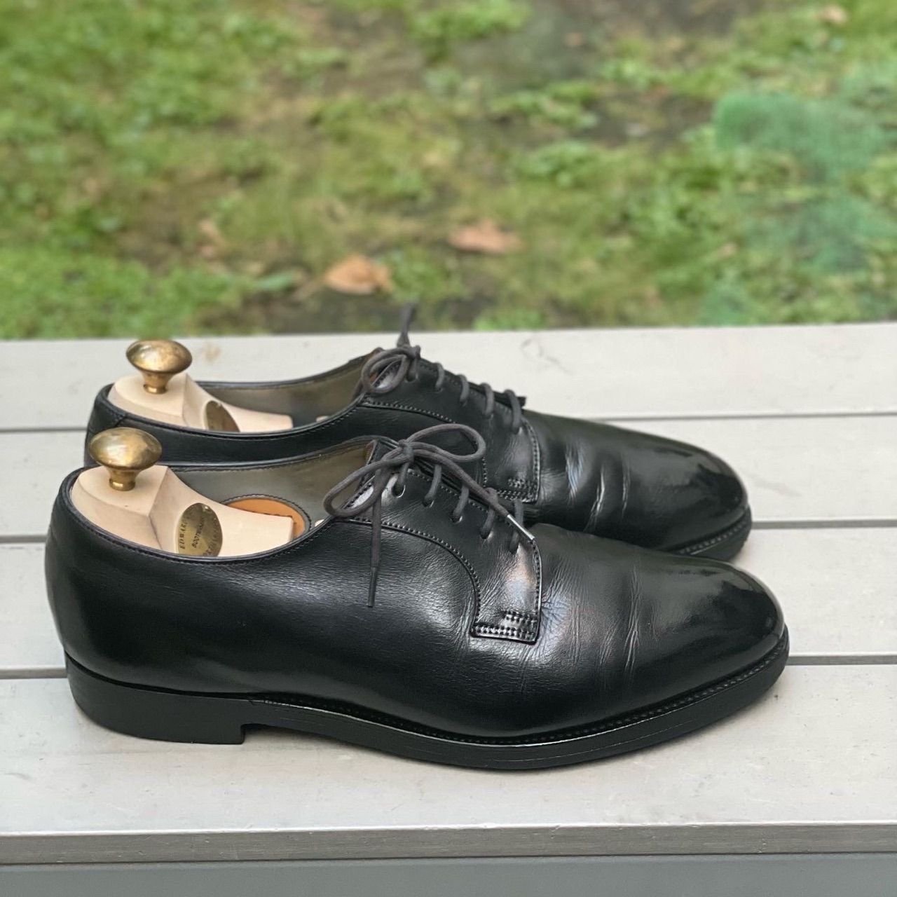 エドワードグリーン Edward Green プレーントゥ UK5E 202 - メルカリ