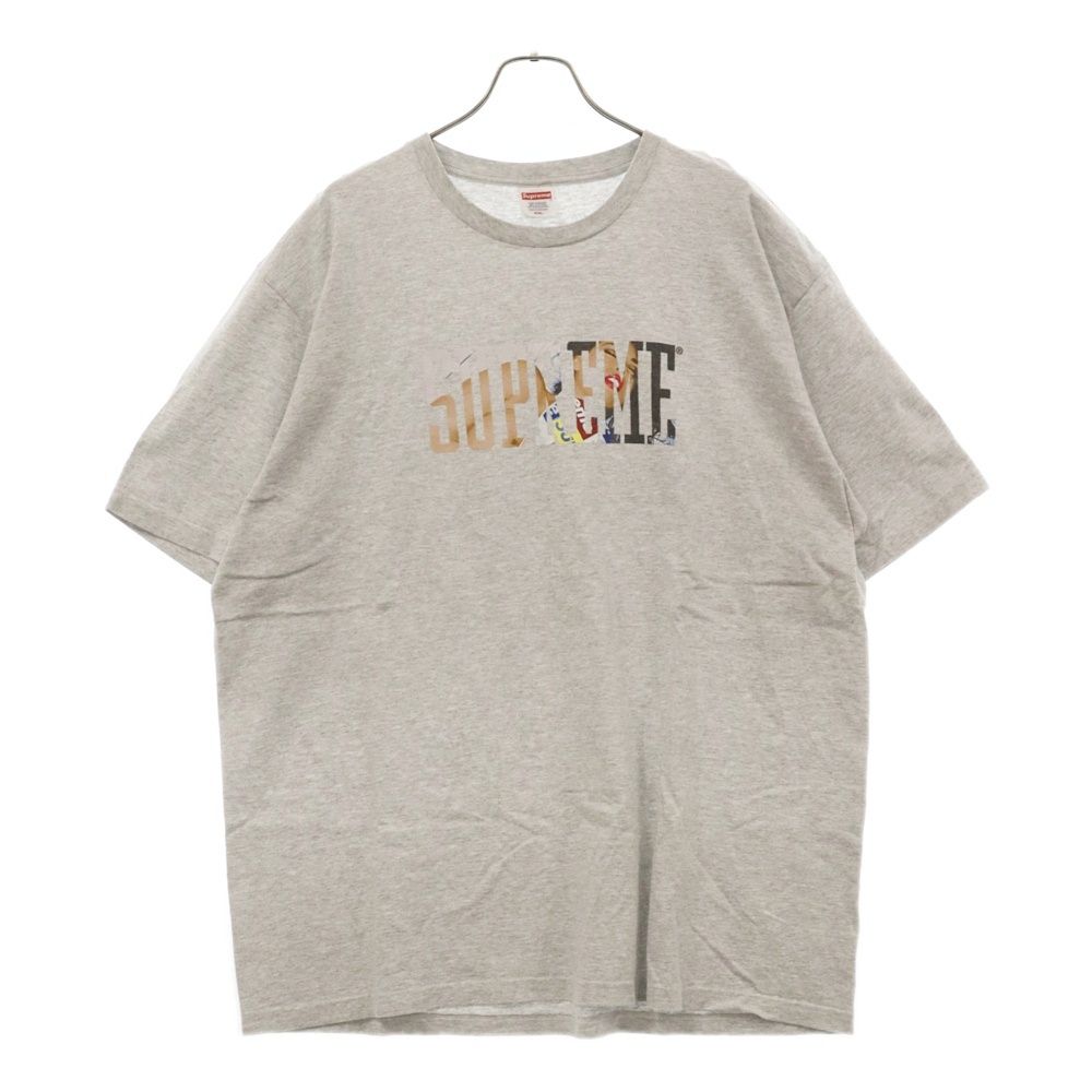 SUPREME (シュプリーム) 24AW Tera Patrick Collegiate Tee テラ・パトリック プリント半袖Tシャツ グレー
