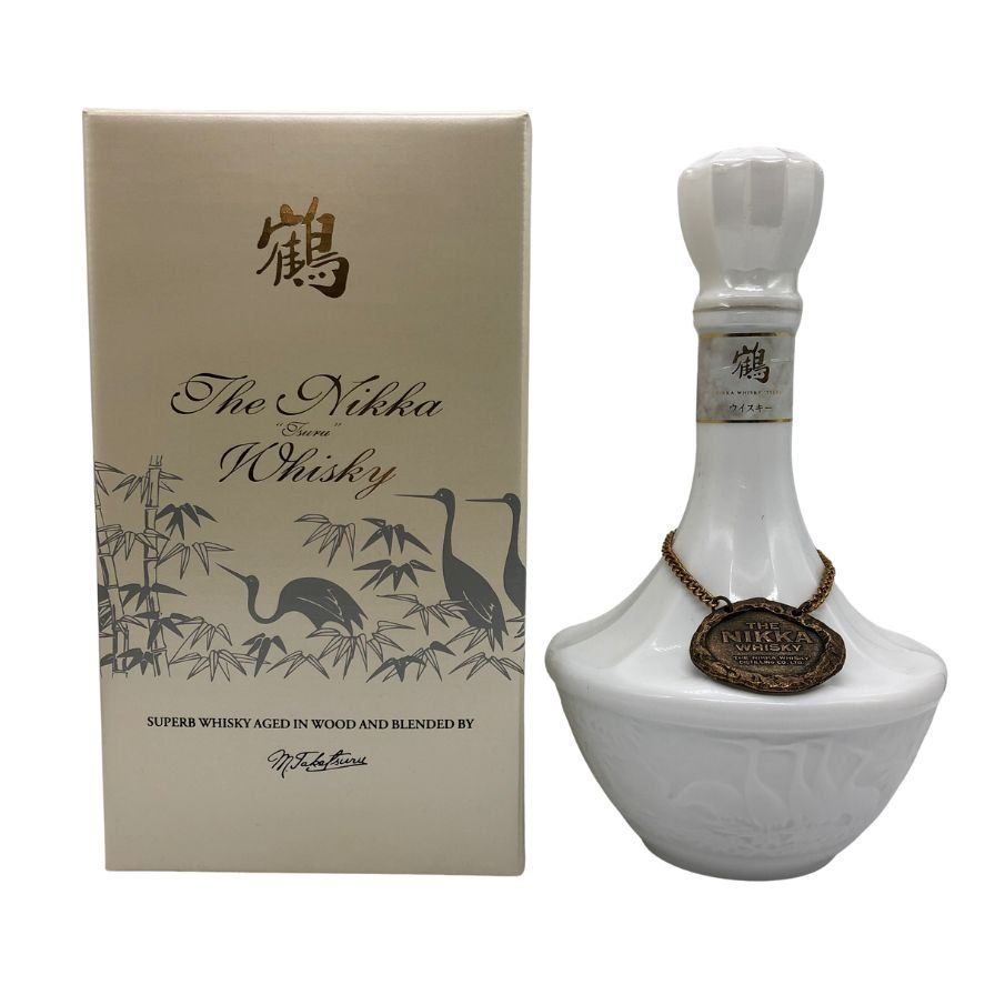 Nikka Whisky 鶴 陶器ボトル　700ml 43％ 新品未開封 東京都限定】ニッカ 鶴 陶器ボトル 700ml 未開栓 - メルカリ