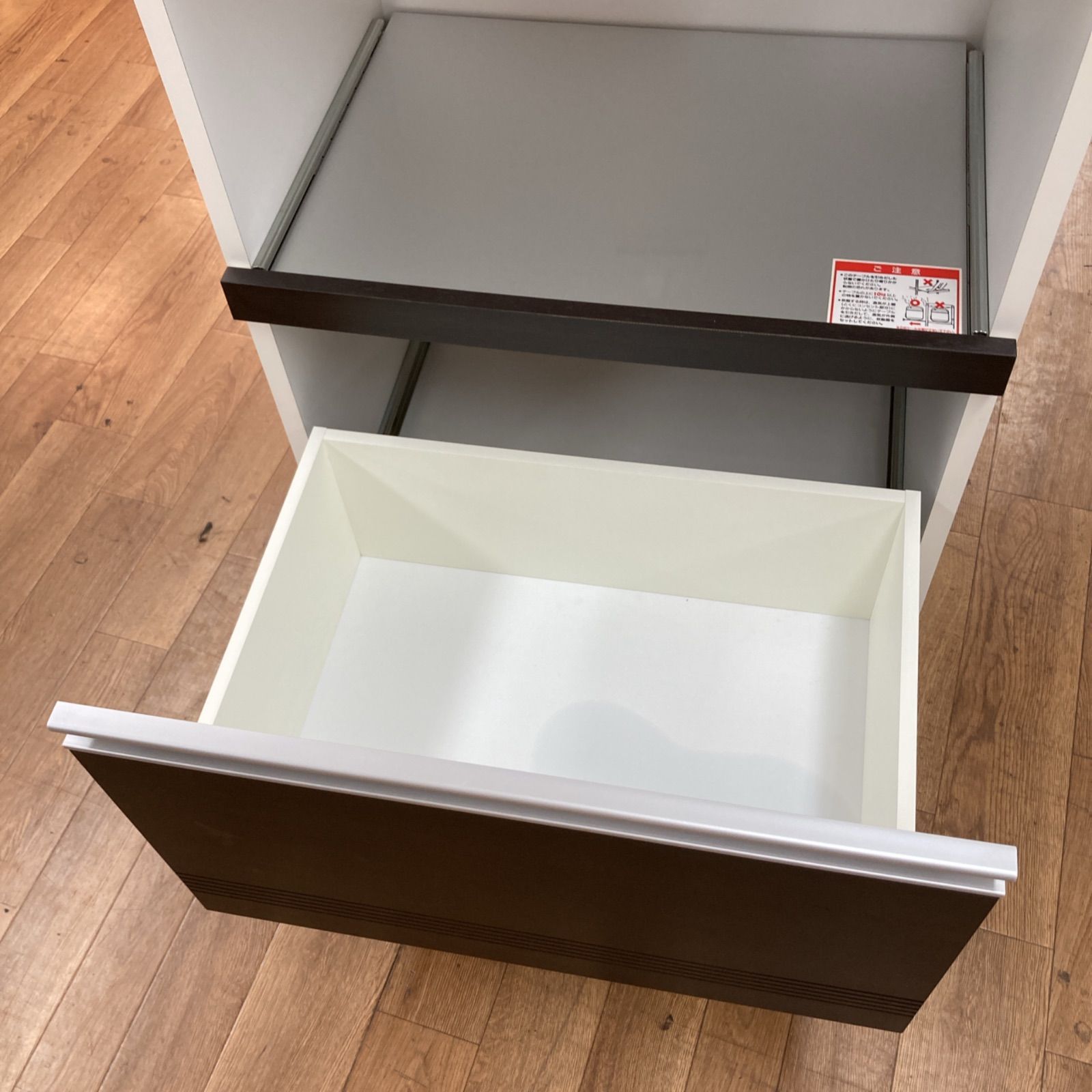 2025新作品質保証。 名古屋市近郊送料設置無料 S735 レンジボード 食器棚 スリムタイプ コンセント付 幅60cm