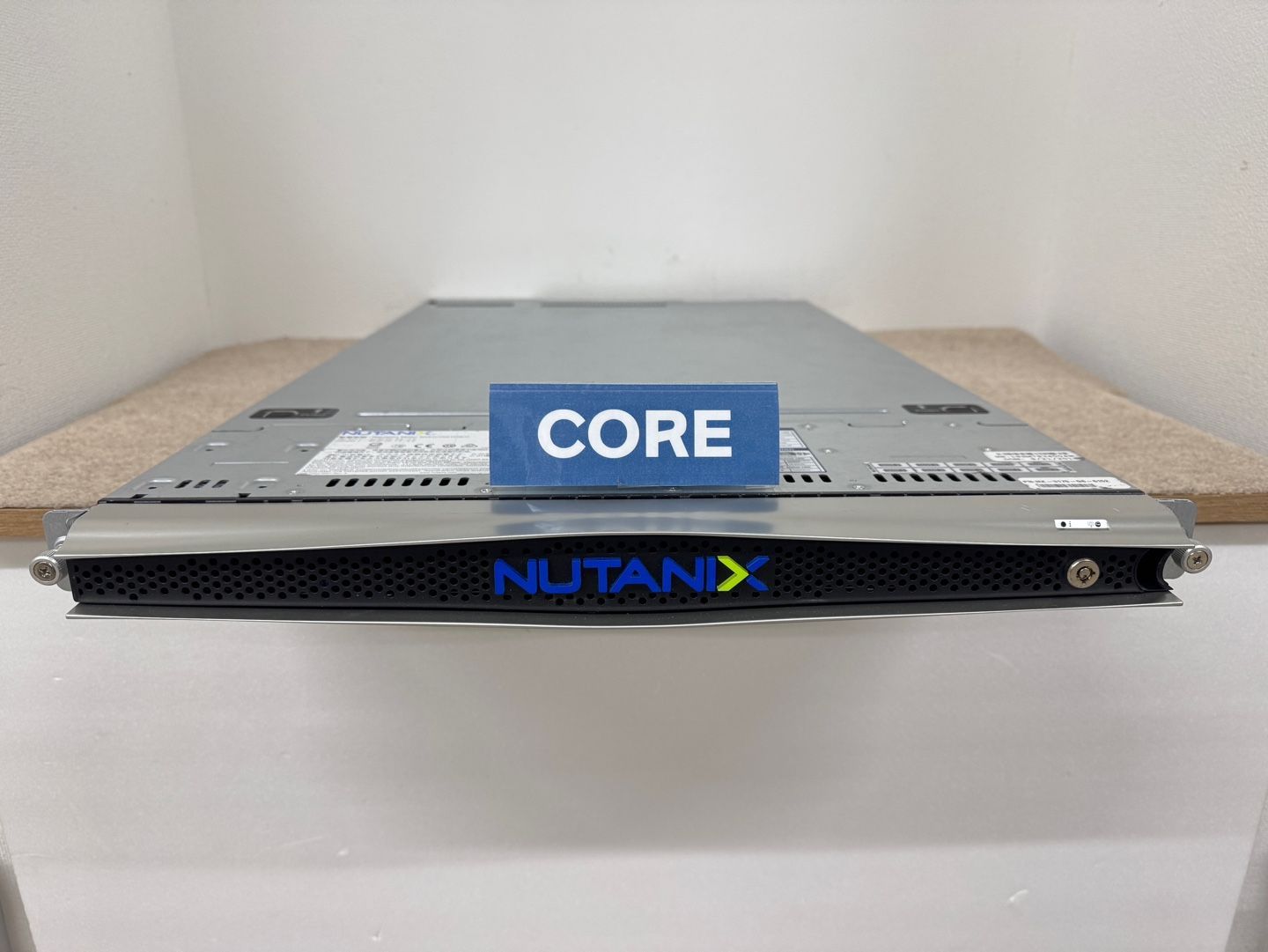 Nutanix SUPERMICRO NXS1U1NS10G610 ヒートシンクx2基 1200W*2 本体のみ 動作 済 SV190