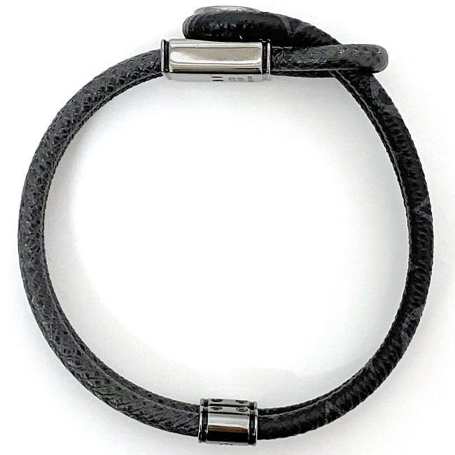 ルイ ヴィトン ブレスレット ループイット f-21734 ブラック グレー ルイ ヴィトン ブレスレット ループイット f-21734 ブラック グレー