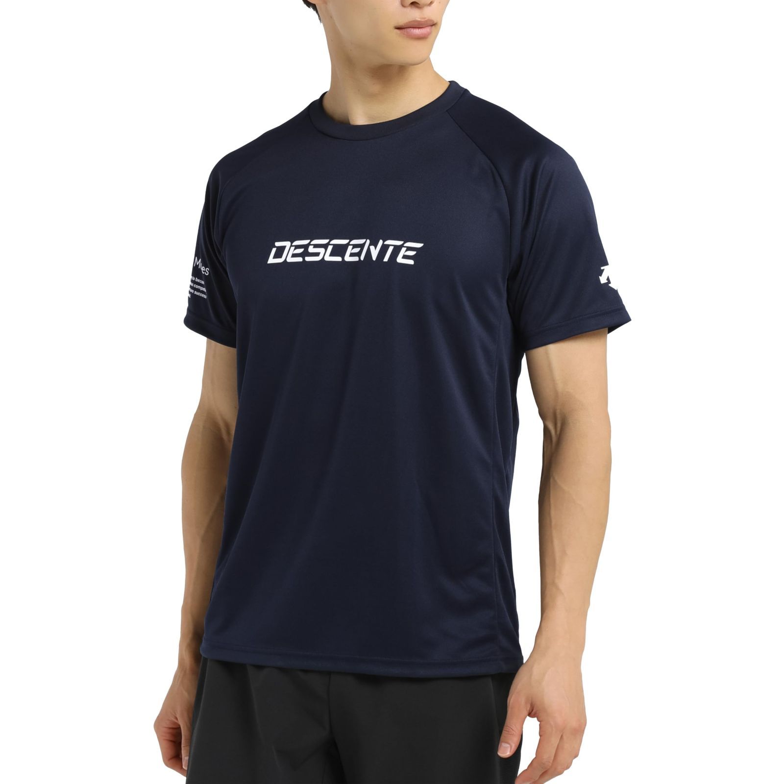 Size S_Color NV00 DV5SHT05U デサント 半袖シャツ バレー 半袖 動きやすい メンズ レディース 部活 NV00 DV5SHT05U