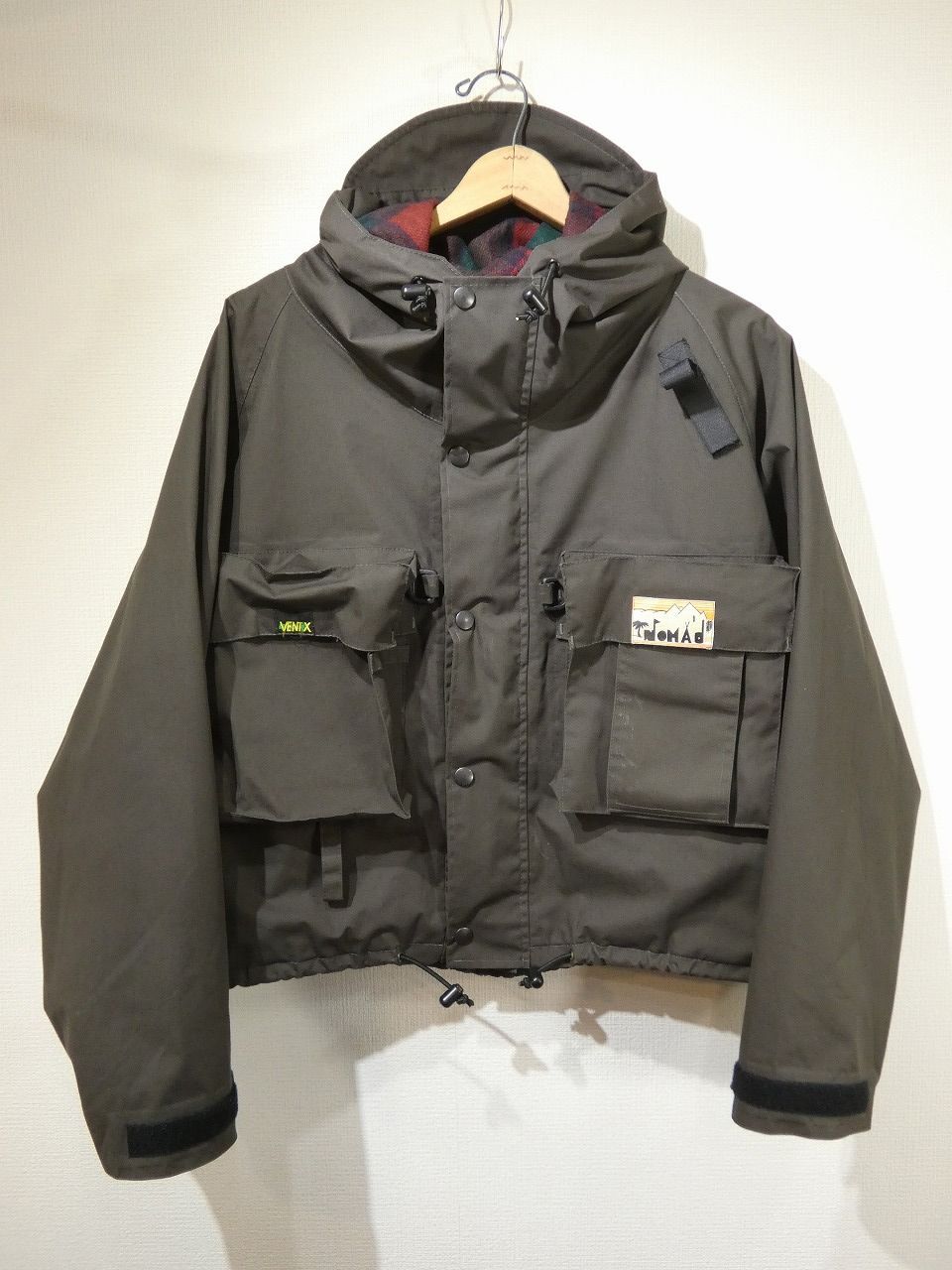 80s ビンテージ NOMAD フィッシング ウェーディング ジャケット L 50s 60s 70s G Loomis Barbour UK ENGLAND ハンティング