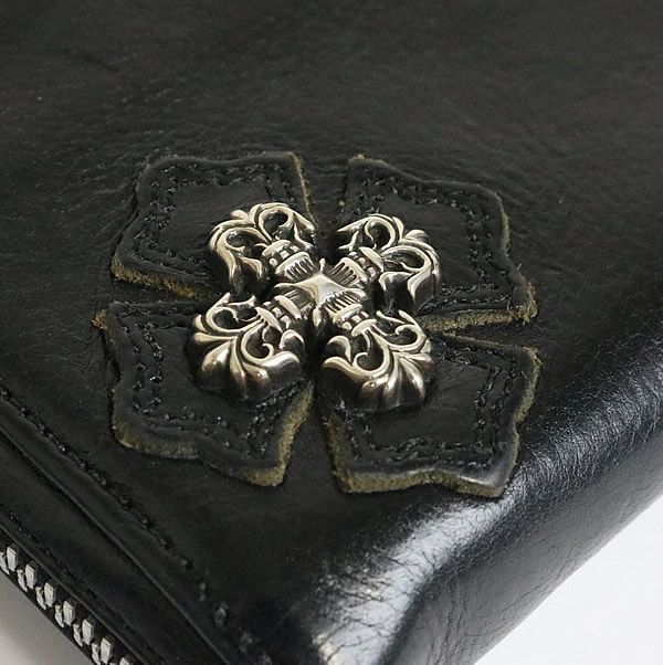 CHROME HEARTS RCFZP2 PYLMDCRNR 長財布 クロムハーツ 財布（Chrome Hearts）REC F ZIP＃2 ピラミッド