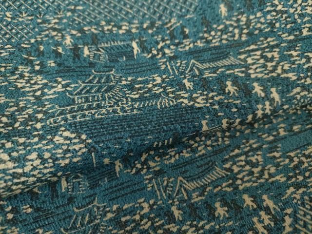 平和屋着物○天然灰汁発酵建本藍 江戸の藍 藍染師 大澤石雄 藍香房