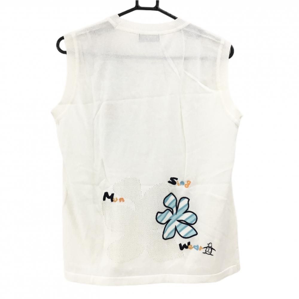 マンシングウェア☆ロングベスト中綿入り　レディース　sizeM 未使用級✨マンシングウェア ロングベスト中綿入り レディース L