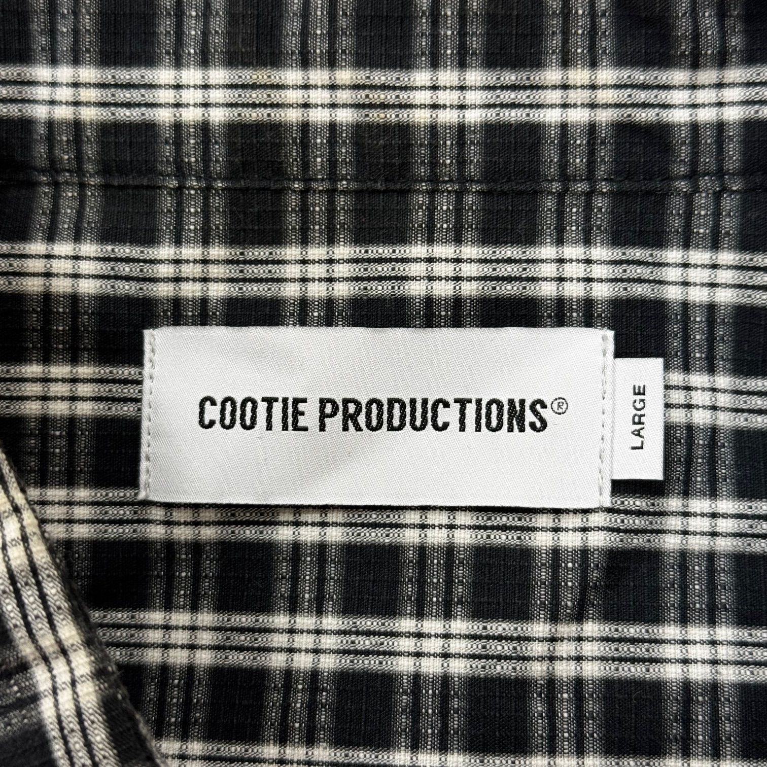 COOTIE PRODUCTIONS 24SS ドビーチェック イージーショーツ