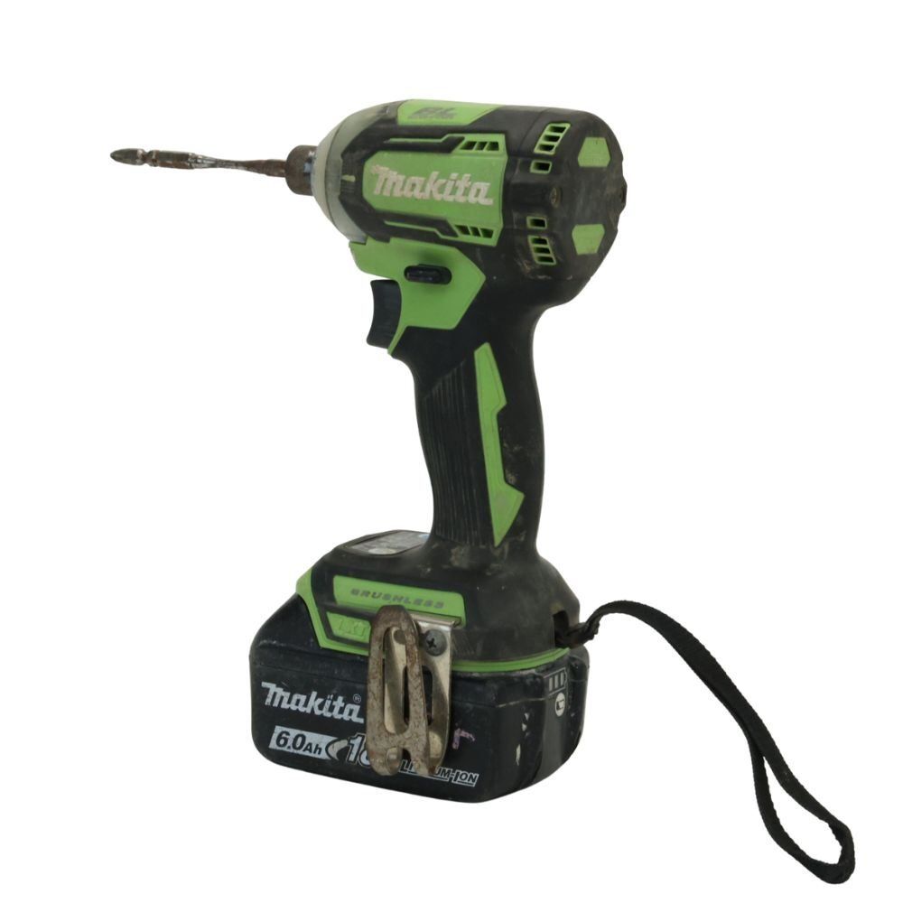 【送料無料】マキタ makita 充電式インパクトドライバ TD170DRGXL 18V 充電器付き BL1860B 充電回数185回 ケース付き 電動工具 沖縄・離島 配送 併 B3B
